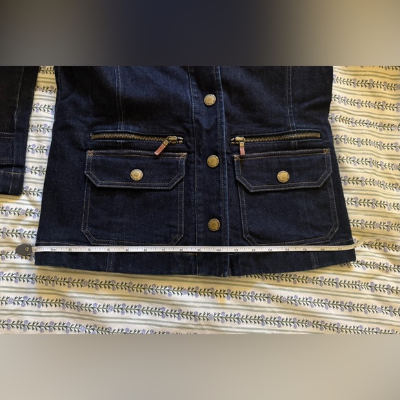 Vintage Ralph Lauren Fitted Denim Jacket with Gold Hardware | Women’s M - Picture 10 of 14